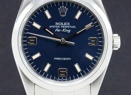 Rolex Air-King 14000 (1995) - Blauw wijzerplaat 34mm Staal