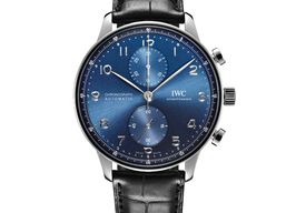 IWC Portuguese Chronograph IW371606 (2025) - Blue dial 41 mm Steel case