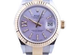 Rolex Lady-Datejust 279173 (2021) - Paars wijzerplaat 28mm Goud/Staal