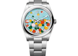 Rolex Oyster Perpetual 36 126000 (2024) - Blauw wijzerplaat 36mm Staal