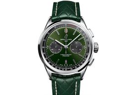 Breitling for Bentley AB0118A11L1X1 (2020) - Green dial 42 mm Steel case