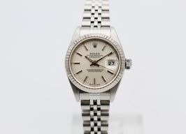 Rolex Lady-Datejust 79174 (2002) - Zilver wijzerplaat 26mm Staal