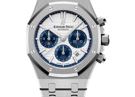 Audemars Piguet Royal Oak Chronograph 26315ST.OO.1256ST.01 (2025) - Zilver wijzerplaat 38mm Staal