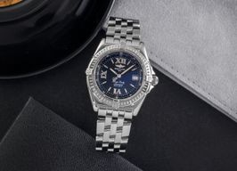 Breitling Wings Lady A67350 (Onbekend (willekeurig serienummer)) - Zwart wijzerplaat 31mm Staal