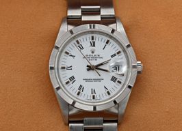 Rolex Oyster Perpetual Date 15210 (Unknown (random serial)) - White dial 34 mm Steel case