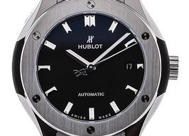 Hublot Classic Fusion 511.NO.1181.LR (2023) - Zwart wijzerplaat 45mm Titanium