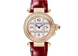 Cartier Pasha WJPA0021 (2025) - White dial 30 mm Rose Gold case