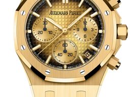 Audemars Piguet Royal Oak Chronograph 26240BA.OO.1320BA.02 (Onbekend (willekeurig serienummer)) - Champagne wijzerplaat 41mm Geelgoud