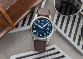 IWC Pilot Mark IW327010 (Onbekend (willekeurig serienummer)) - Blauw wijzerplaat 40mm Staal