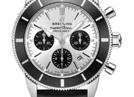 Breitling Superocean Heritage II Chronograph AB0162121G1S1 (2026) - Zilver wijzerplaat 44mm Staal