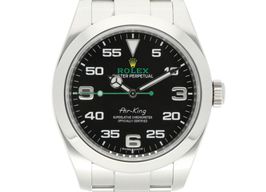Rolex Air-King 116900 (2017) - Black dial 40 mm Steel case