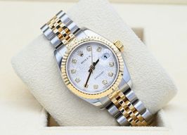 Rolex Lady-Datejust 179173 (2006) - Wit wijzerplaat 26mm Goud/Staal