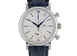 IWC Portofino Chronograph IW391407 (2022) - Zilver wijzerplaat 39mm Staal