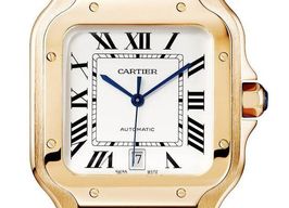 Cartier Santos WGSA0019 (2026) - Zilver wijzerplaat 39mm Roségoud