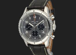 Breitling Aviator 8 AB0119131B1P2 (2021) - Grijs wijzerplaat 43mm Staal