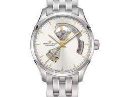 Hamilton Jazzmaster Open Heart H32675151 (2025) - Zilver wijzerplaat 40mm Staal