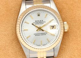 Rolex Lady-Datejust 69173 (1991) - Zilver wijzerplaat 26mm Goud/Staal