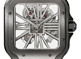 Cartier Santos WHSA0009 (2025) - Transparant wijzerplaat 48mm Staal