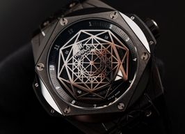 Hublot Big Bang Sang Bleu 415.CX.1112.VR.MXM18 (2019) - Zwart wijzerplaat 45mm Keramiek