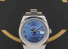 Rolex Datejust 41 126300 (2021) - Blauw wijzerplaat 41mm Staal