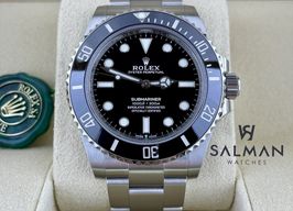 Rolex Submariner No Date 124060 (2023) - Zwart wijzerplaat 41mm Staal