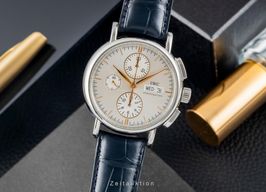 IWC Portofino Chronograph IW378302 (2008) - Silver dial 41 mm Steel case