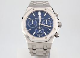 Audemars Piguet Royal Oak Chronograph 26239BC.OO.1220BC.01 (2021) - Blue dial 41 mm White Gold case