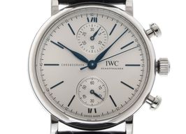 IWC Portofino Chronograph IW391407 (2026) - Silver dial 39 mm Steel case