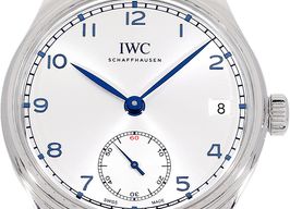 IWC Portuguese Hand-Wound IW510207 (2018) - Silver dial 43 mm Steel case