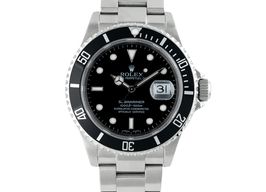 Rolex Submariner Date 116610LN (2006) - Zwart wijzerplaat 40mm Staal