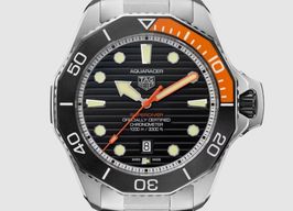 TAG Heuer Aquaracer WBP5A8A.BF0619 (2025) - Zwart wijzerplaat 45mm Titanium