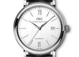 IWC Portofino Automatic IW356501 (2023) - Wit wijzerplaat 40mm Staal