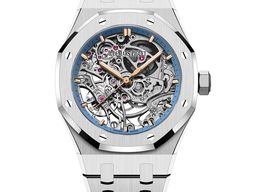 Audemars Piguet Royal Oak Double Balance Wheel Openworked 15467BC.OO.1256BC.01 (2025) - Transparent dial 37 mm White Gold case