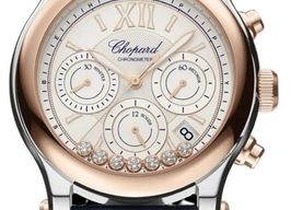 Chopard Happy Sport 278615-6001 (2025) - Gold dial 40 mm Steel case