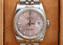 Rolex Datejust 36 116234 (Unknown (random serial)) - Pink dial 36 mm Steel case