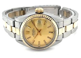 Rolex Oyster Perpetual Lady Date 6517 (1969) - Champagne dial 26 mm Gold/Steel case
