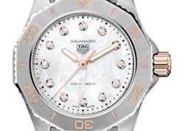 TAG Heuer Aquaracer Lady WBP1450.BA0622 (2025) - White dial 30 mm Steel case