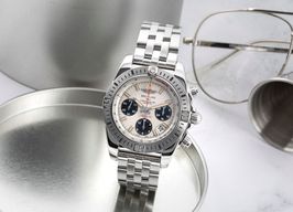 Breitling Chronomat 41 AB0144 (2014) - Zwart wijzerplaat 41mm Staal