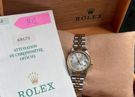 Rolex Lady-Datejust 69173 (1991) - Silver dial 26 mm Gold/Steel case
