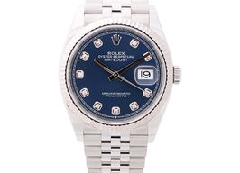 Rolex Datejust 36 126234 (2024) - Blauw wijzerplaat 36mm Staal