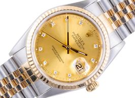 Rolex Datejust 36 16233 (1993) - Champagne dial 36 mm Gold/Steel case