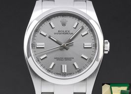 Rolex Oyster Perpetual 36 116000 (2017) - Grey dial 36 mm Steel case