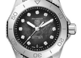 TAG Heuer Aquaracer Lady WBP2410.BA0622 (2026) - Black dial 30 mm Steel case