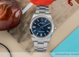 Rolex Oyster Perpetual 126000 (Unknown (random serial)) - Turquoise dial 36 mm Steel case