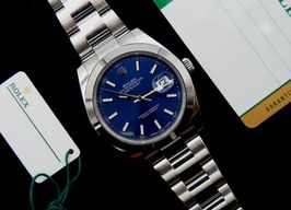 Rolex Datejust 41 126300 (2018) - Blue dial 48 mm Steel case