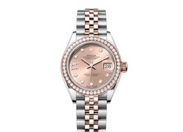 Rolex Lady-Datejust 279381RBR-0027 (2024) - Gold dial 28 mm Steel case