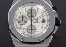 Audemars Piguet Royal Oak Offshore Chronograph 26020ST.OO.D001IN.02.A (Unknown (random serial)) - White dial 42 mm Steel case