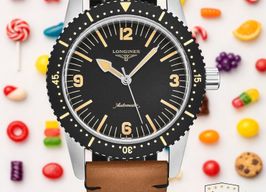 Longines Skin Diver L2.822.4.56.2 (2024) - Zwart wijzerplaat 42mm Staal