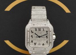 Cartier Santos WSSA0018 (2020) - Diamant wijzerplaat 40mm Staal