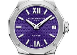 Baume & Mercier Riviera M0A10728 (2023) - Purple dial 33 mm Steel case
